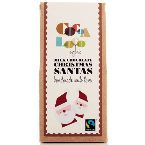 Organic Milk Chocolate Santas