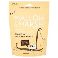 Mallow & Marsh Vanilla Marshmallows Coated in Milk Chocolate