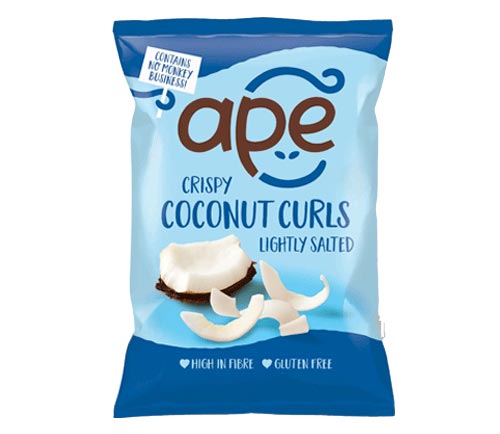 LIGHTLY SALTED COCONUT CURLS