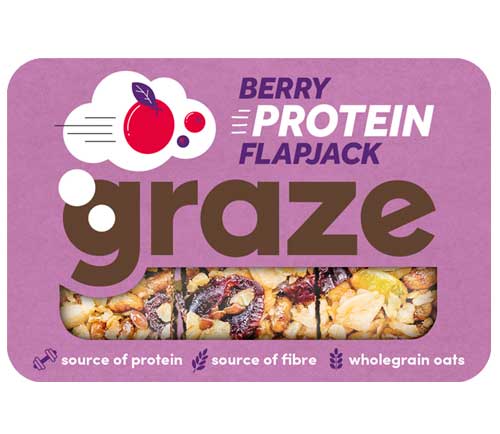 BERRY PROTEIN FLAPJACK